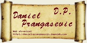 Daniel Prangašević vizit kartica